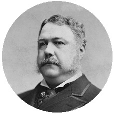 Chester A. Arthur Pinback Buttons