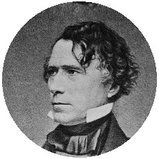 Franklin Pierce Pinback Buttons