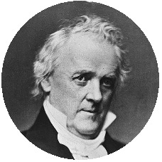 James Buchanan Pinback Buttons