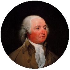 John Adams Pinback Buttons